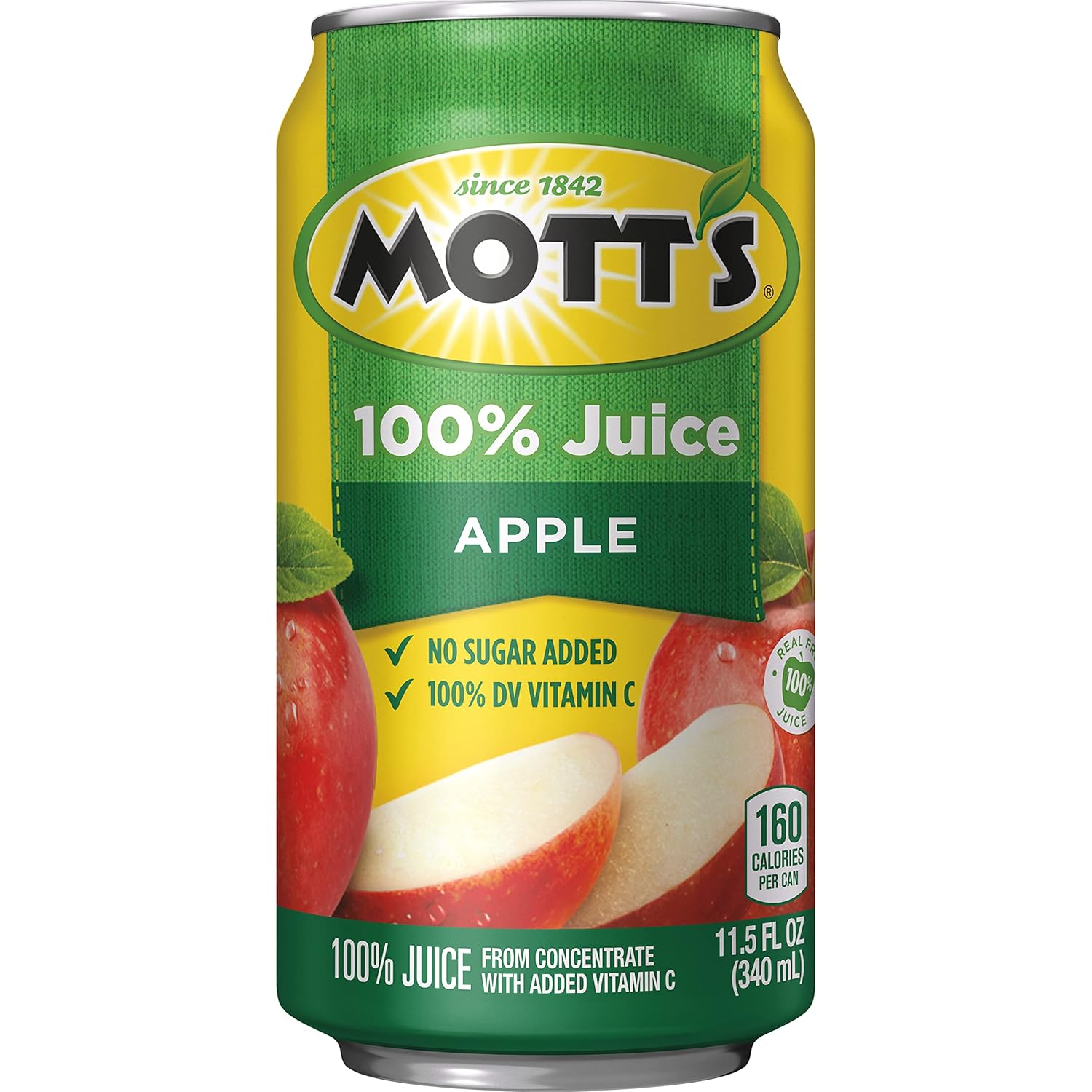 Mott's Apple Juice Single Serve, 11.5Ounce(Pack of 24
