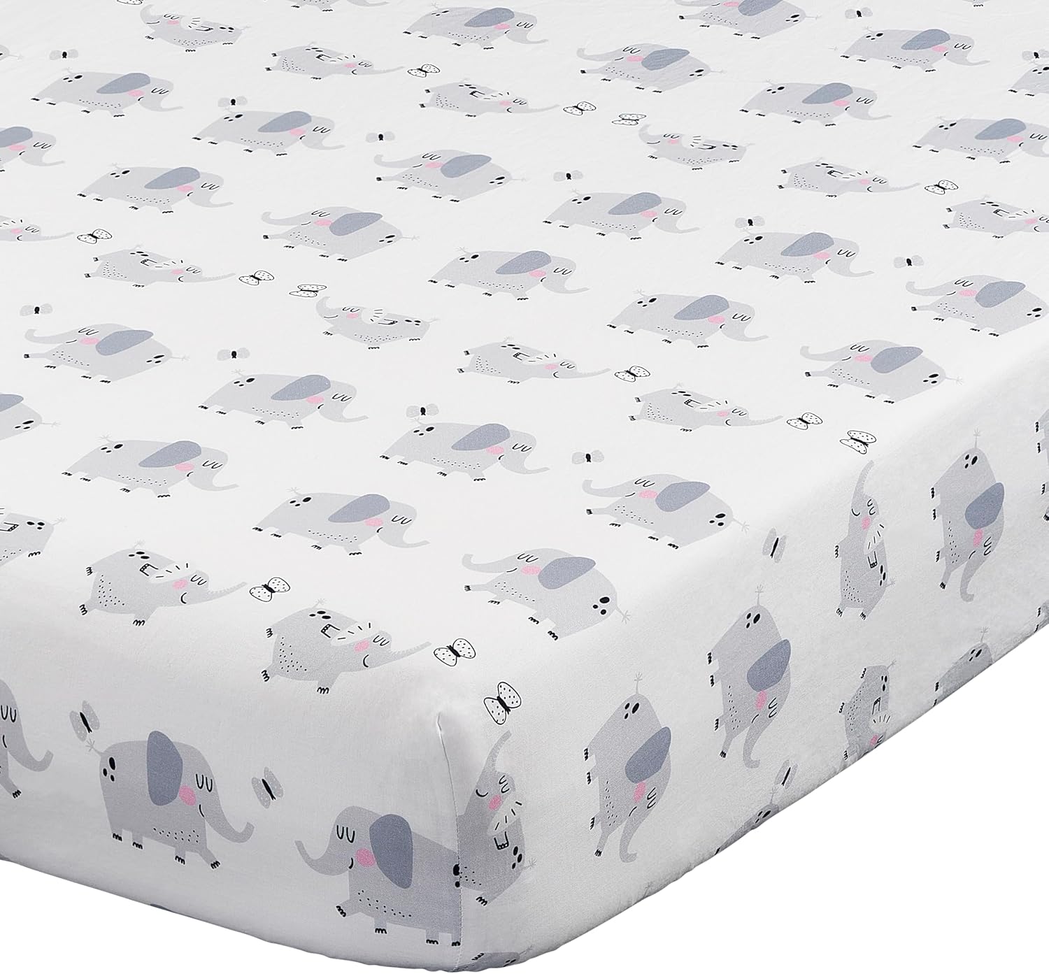 Oxford Baby Ele-A-Fun 3 Pc Baby Crib Nursery Bedding