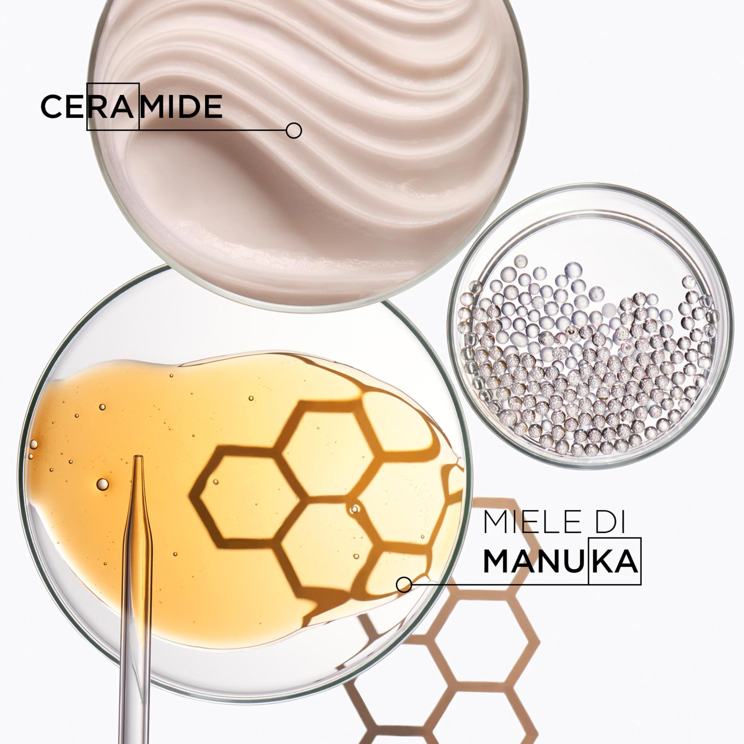 Kérastase, Curl Manifesto, Routine Idratante, Per Capelli Ricci e Crespi, Con Miele di Manuka & Ceramide, Shampoo Bain Hydratation Douceur+Maschera Beurre Haute Nutrition+Crema De Jour Fondamentale