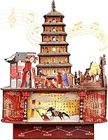 Vista 13 de CUTEBEE - Kit de rincón de libros - Kit de casa de muñecas en miniatura DIY para adultos, decoración de estantería de casa pequeña Booknook