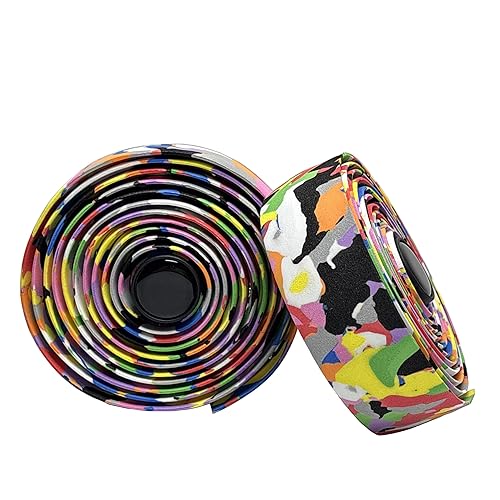 Miniatura 3 de Cinta de manillar para bicicleta de carretera, súper suave, espuma EVA, cinta de barra de bicicleta, agarre de absorción de golpes, cinta de corcho