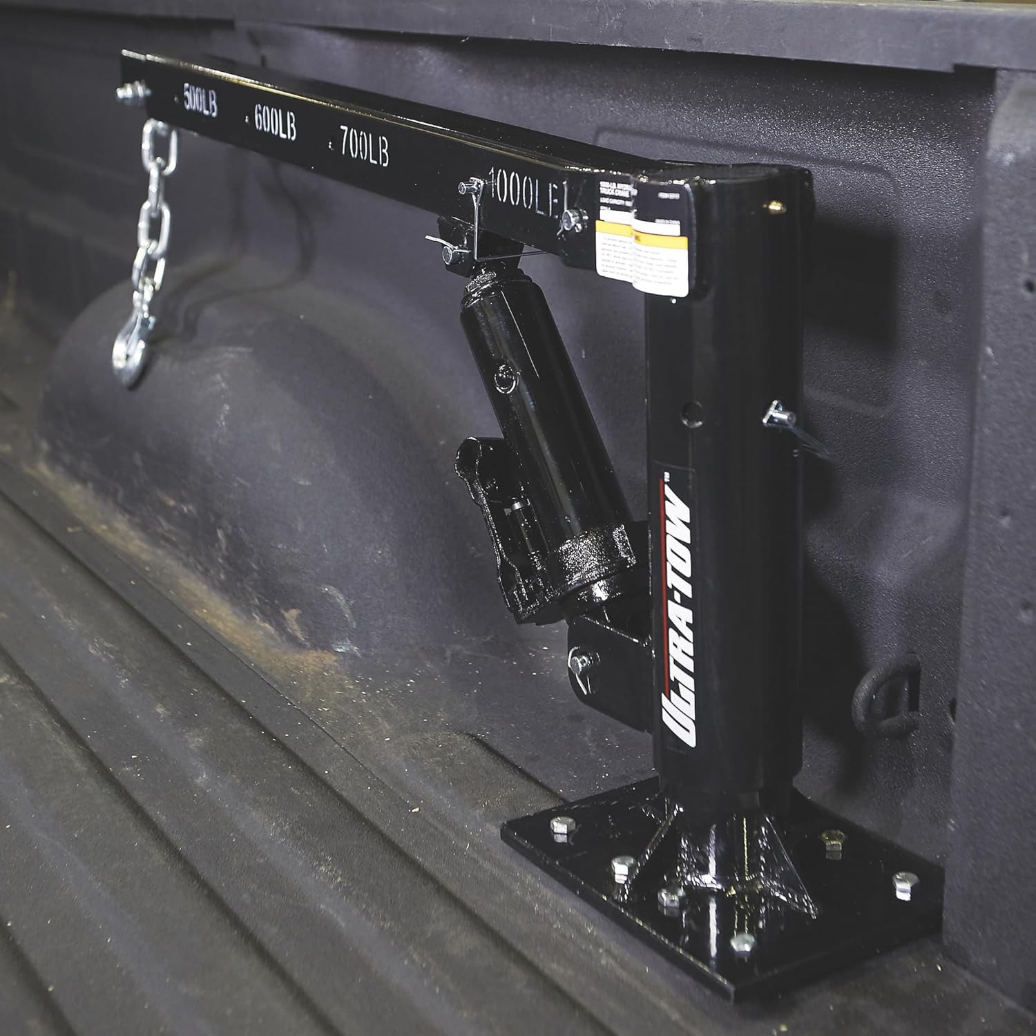 Ultra-Tow Hydraulic Pickup Truck Crane - 1000-Lb. Capacity