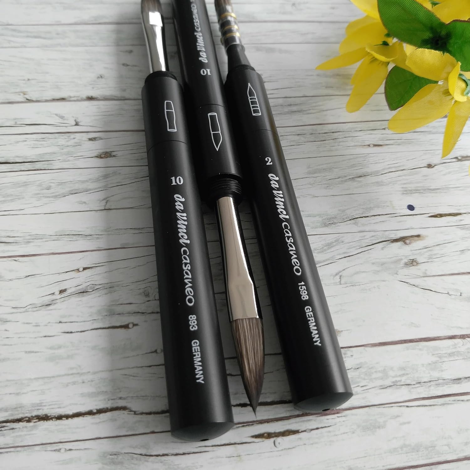 da Vinci Watercolor Travel Watercolor Brush, 6, black