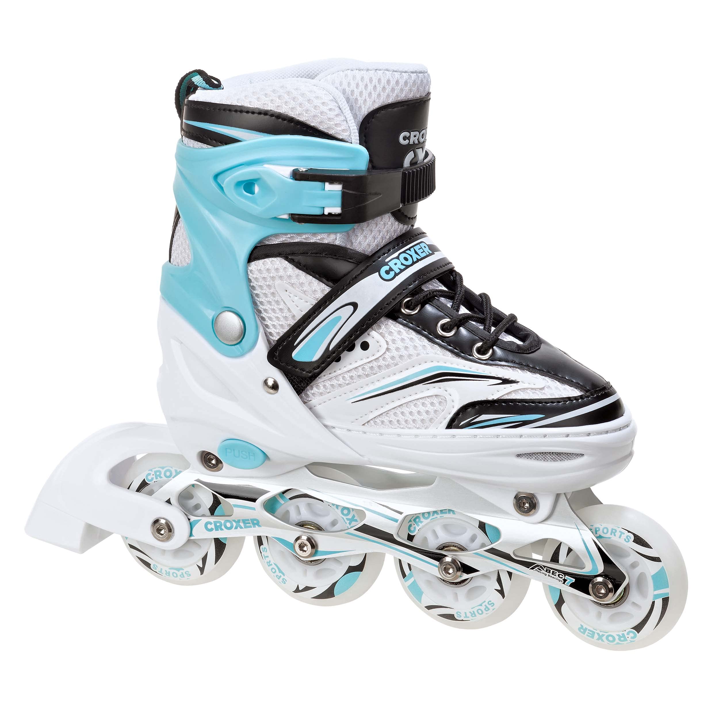 Patins à glace 2 en 1 Croxer Novum - Roues lumineuses LED réglables