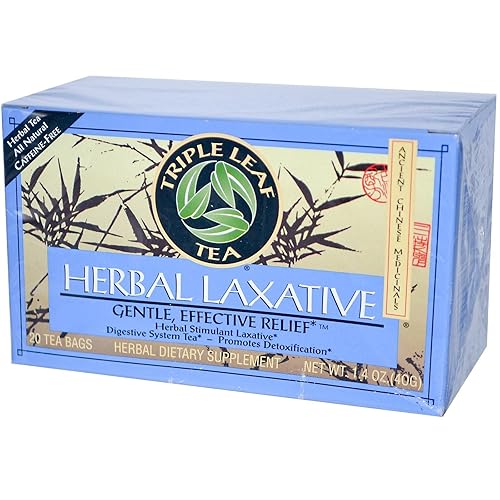 Triple Leaf Tea Té Herbal Laxante 20 bolsa