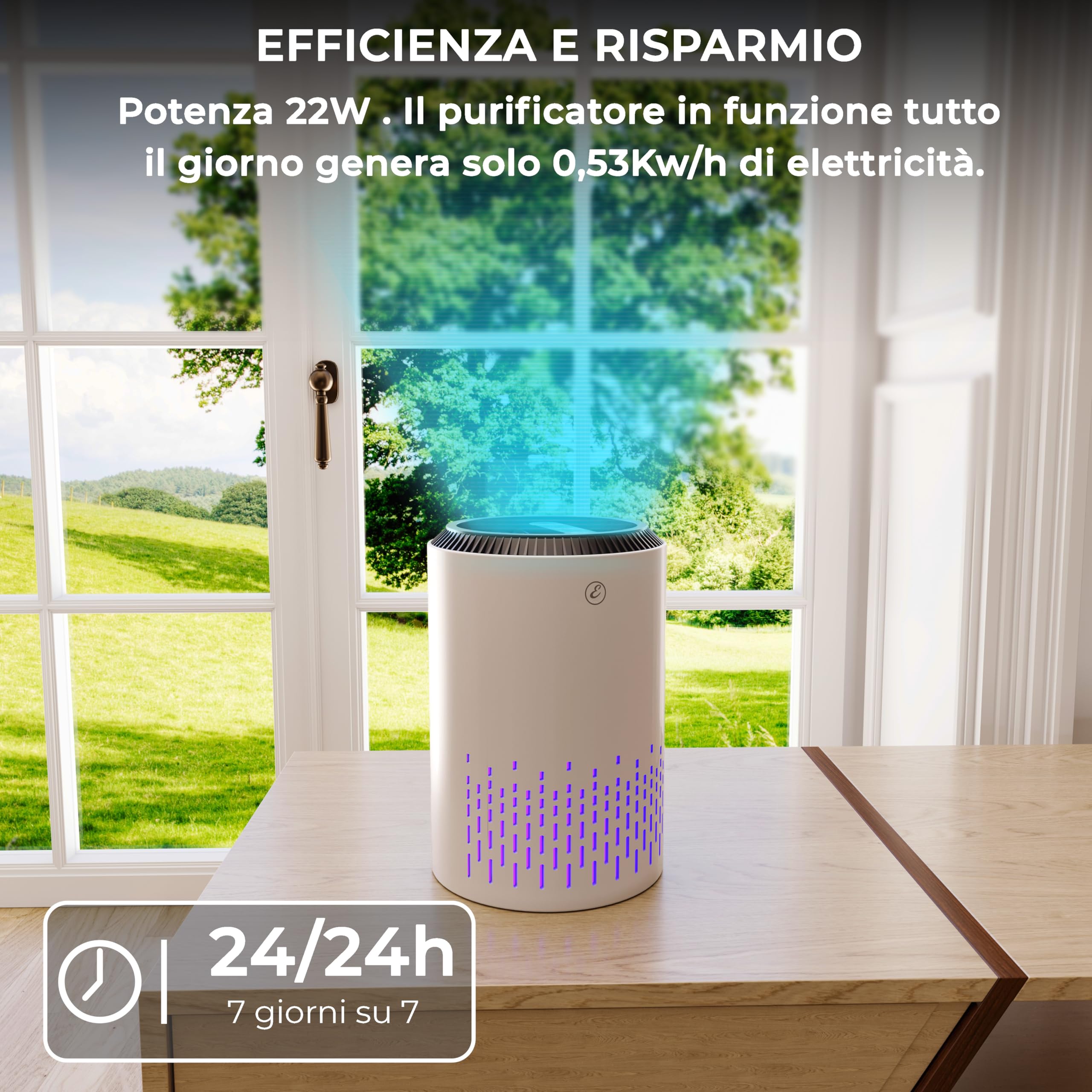 Filtri Di Ricambio Comedes Per Purificatore Rowenta PU4010, PU4020 - HEPA E Carboni Attivi - Foto 6