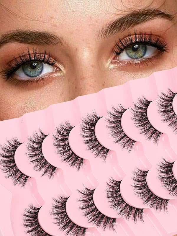 Cílios postiços Siligli com faixa preta fina de 0,1 mm, curvatura C, 12 a 16 mm, 7 pares