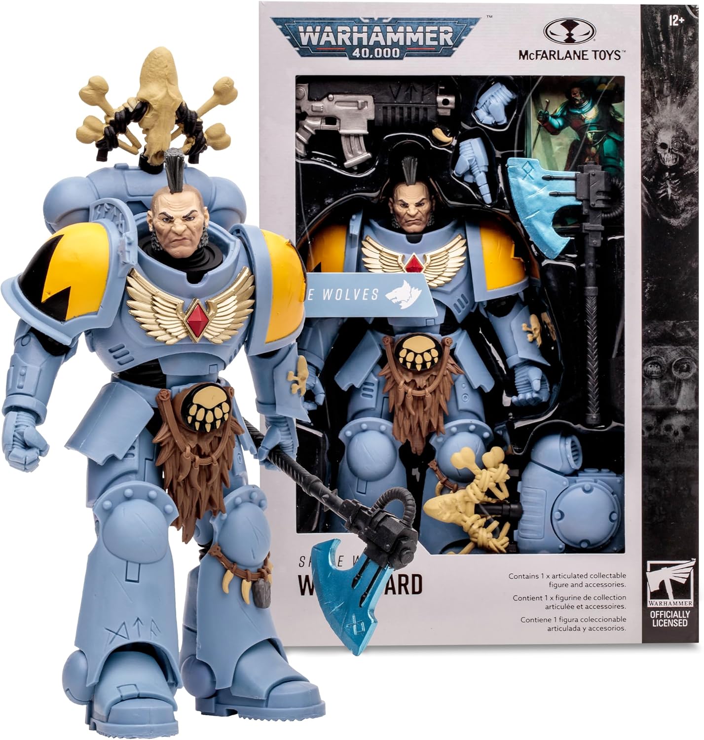 McFarlane Toys - Warhammer 40,000 Space Wolves Wolf Guard 7in Figure
