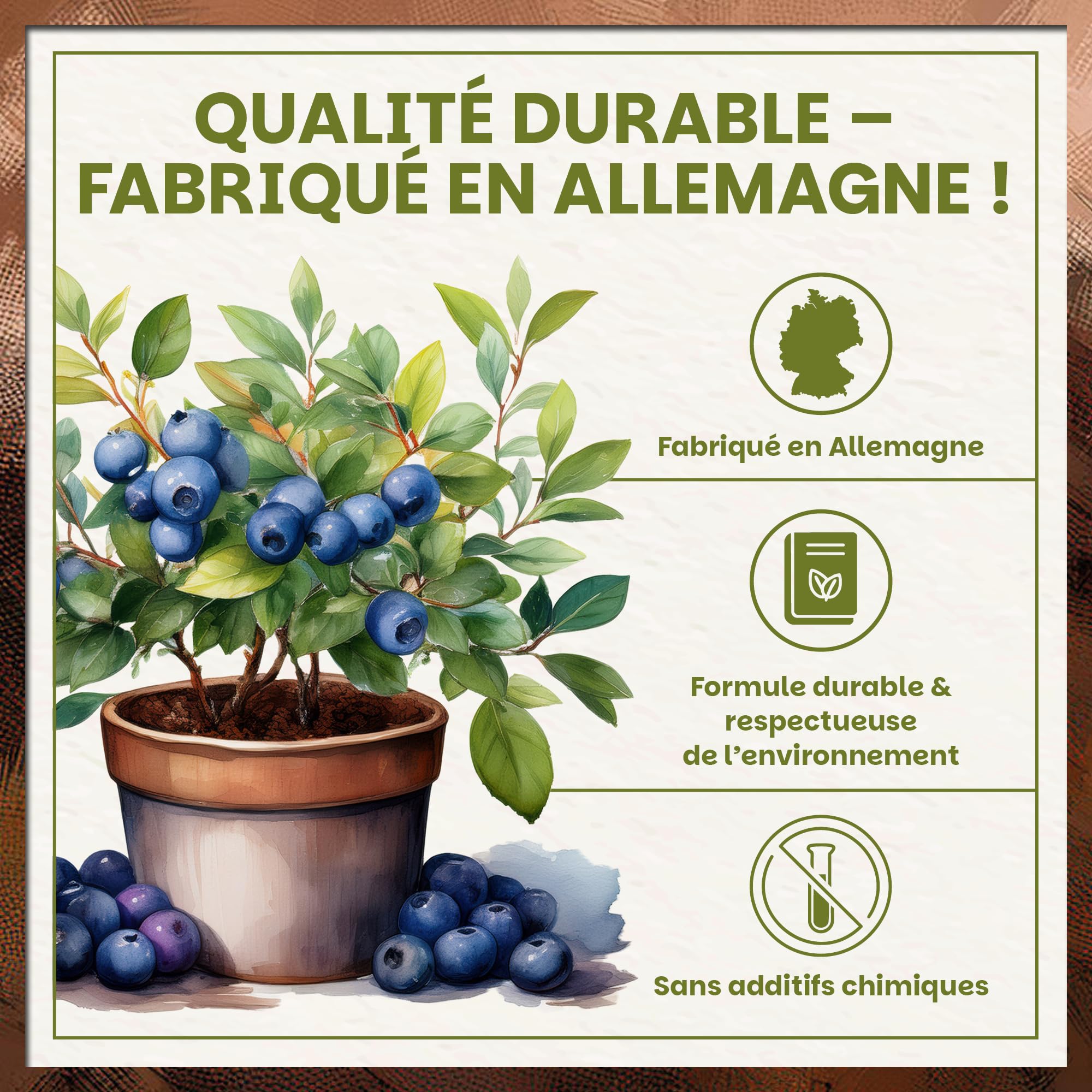 Green Home Terreau Fruits Rouges 18L Bio avec Engrais Longue durée pour fraisiers tomates Potager Balcon carré Potager Jardin Pots bacs Croissance vigoureuse récolte abondante