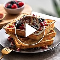 SPRINGLANE Waffeleisen Wanda 1600 W, Doppelwaffeleisen für Belgische Waffeln, Praktische Überlaufrille, Display zur… – Bild 9