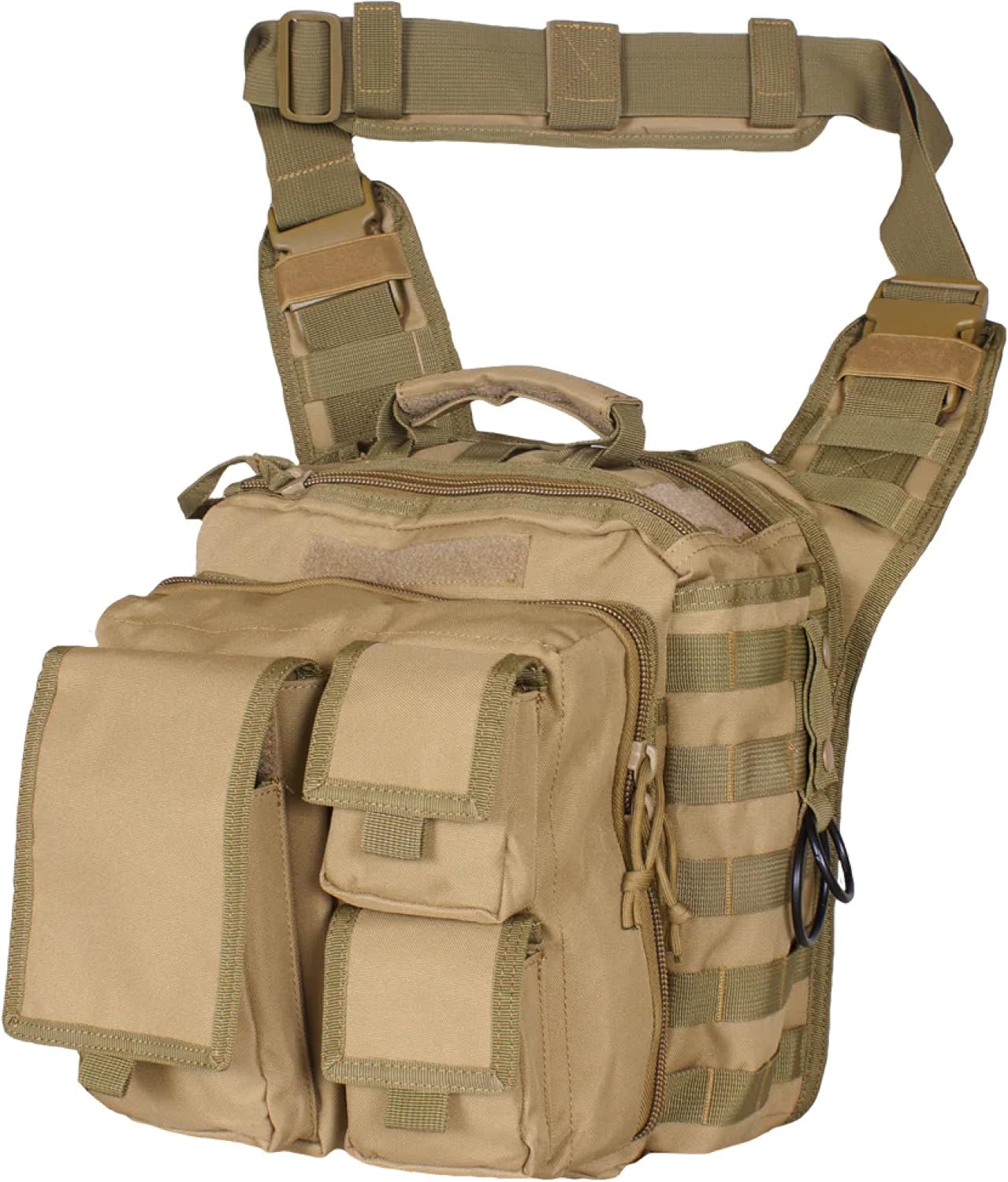 Fox Outdoor Products Over The Headrest Go-To Bag w/Modular Pockets, Adjustable Strap, & Concealed Storage for Everyday Use