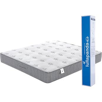 lullapanda Mattress, For Those Who Love Somewhat Hard, High Resilience, Bed Mattress, Lower Back Pain, 9.1 inches (23 cm), Th