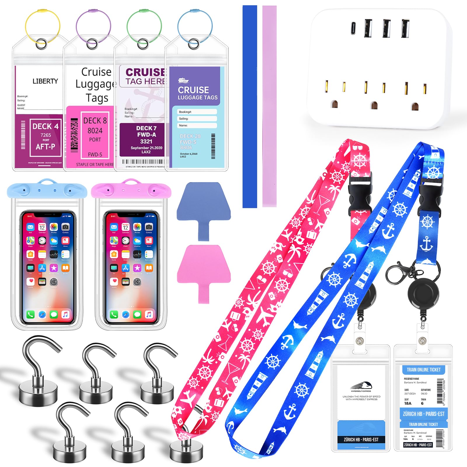 Accessoires de croisière indispensables avec porte-serviette et crochets - 8