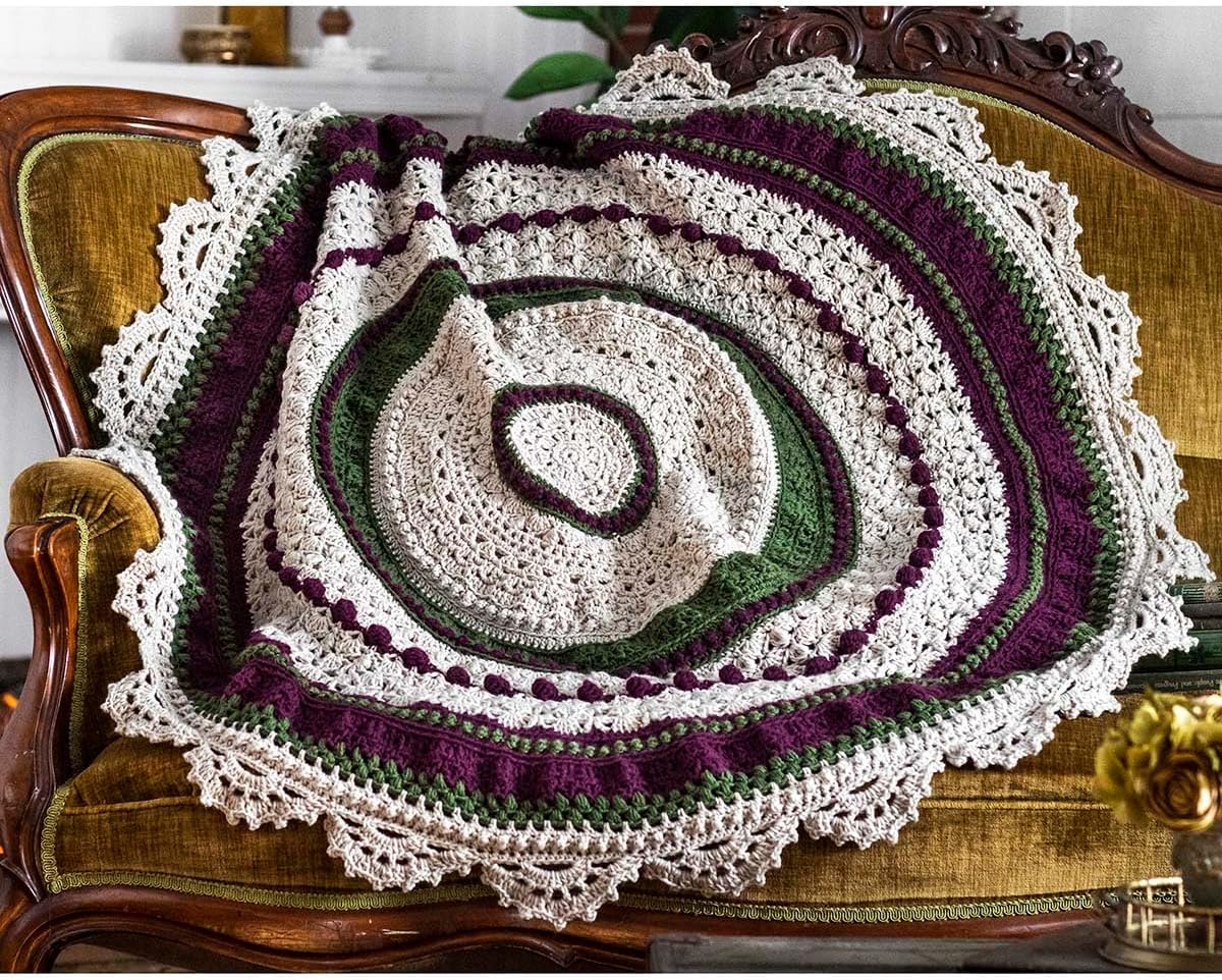 Herrschners Wonderment Afghan Crochet Kit