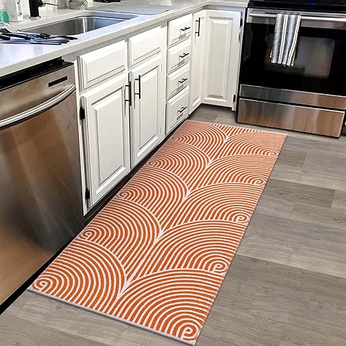 Miniatura 146 de Tiffasea Tapetes para puerta de interior, alfombra de área pequeña lavable beige de 2 x 3 pies, tapete reversible para puerta delantera, alfombra