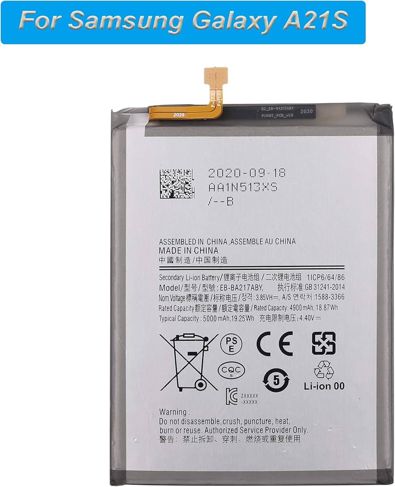 Samsung galaxy a21s battery mah Clearance