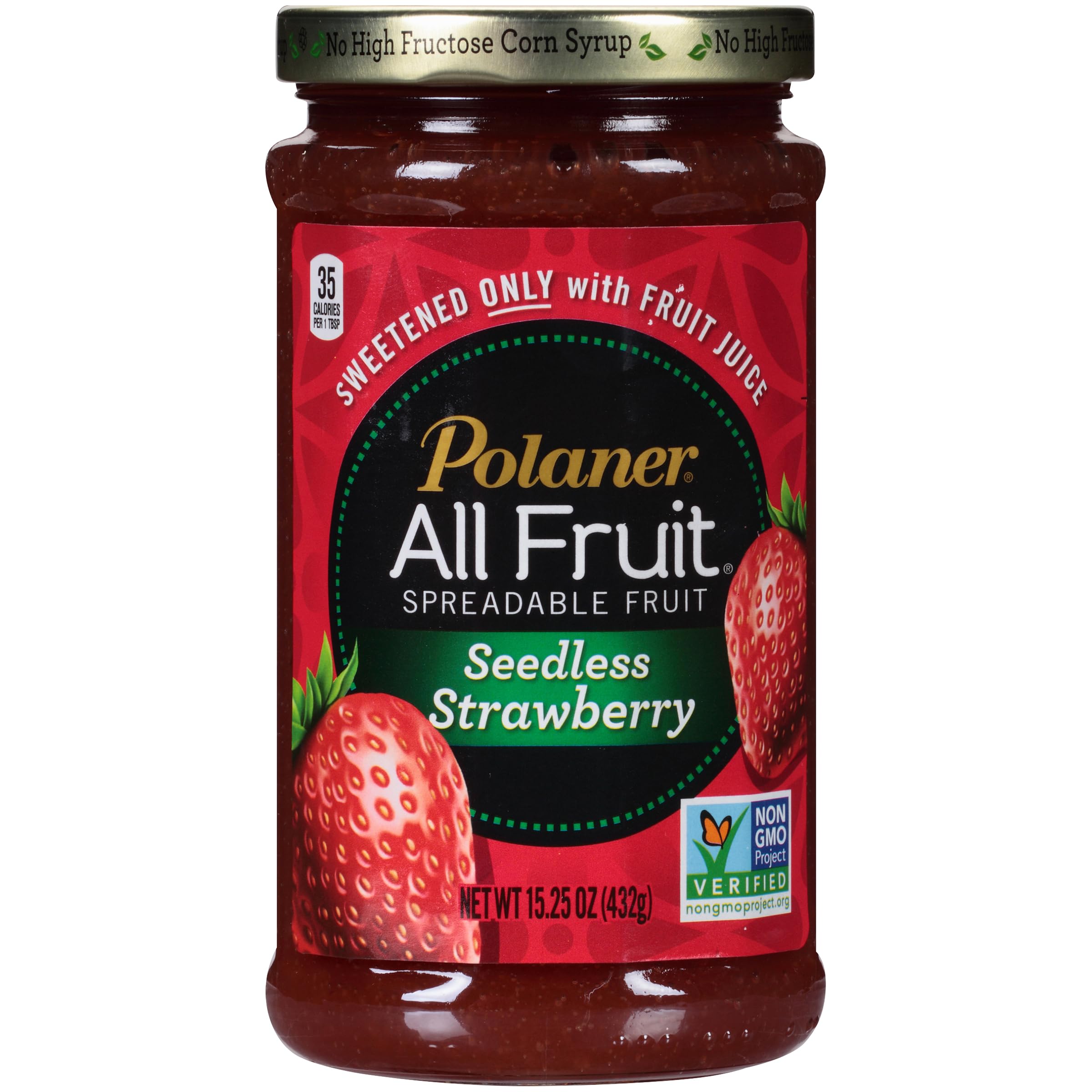 Amazon.com : Polaner All Fruit Spreadable Fruit, Seedless