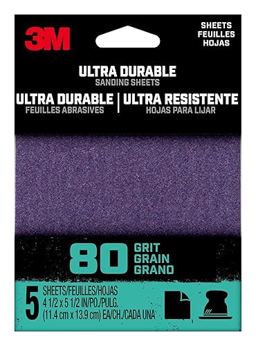 Miniatura 7 de 3M Hojas de lijado de detalles ultra duraderas, grano 220, paquete de 5