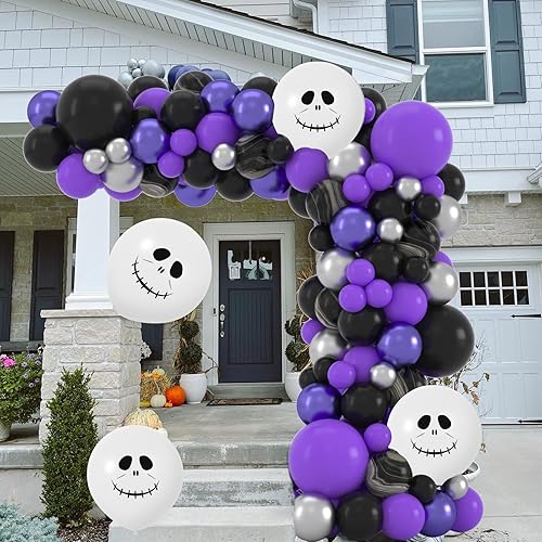 Miniatura 17 de Janinus Kit de arco de globos de otoño, guirnalda de globos de Acción de Gracias con guirnalda de hojas de arce artificiales, 125 globos naranjas