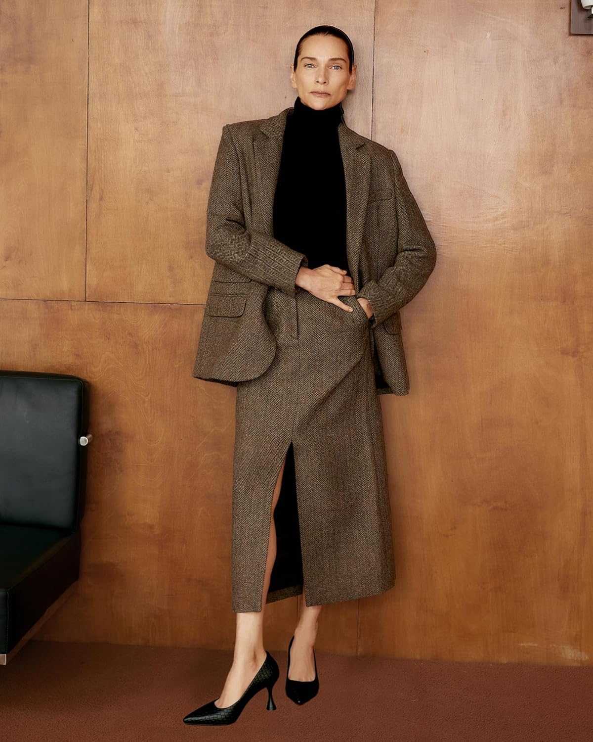 NEWBELLA Women's Woven Pointed Toe Pumps-Stiletto Heel Dress Shoes for Wedding& Office - Image 2