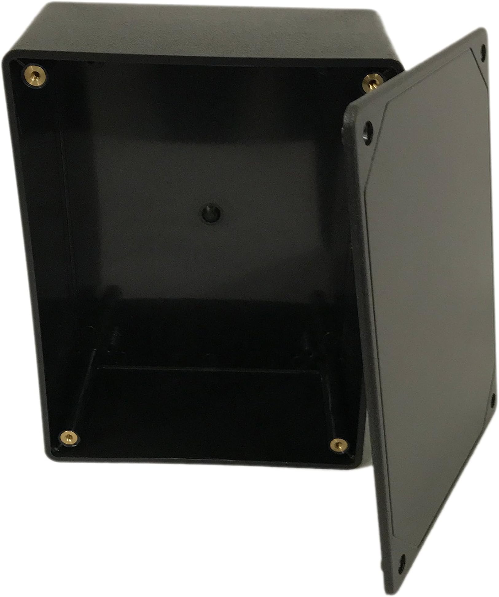 BUD Industries CU-3283 Plastic Style A Utility Box 6" L x 4" W x 2" D, Black