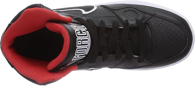 nike son of force mid red black