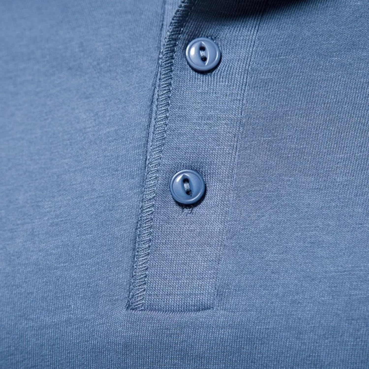 Men Long Sleeve Cotton Henley Shirs Lightweight Casual Soild Button Basic T Shirts Fashion Slim Fit Pullover Top