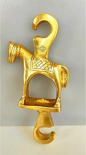 Miniatura 3 de Indian Art Villa Gancho de cadena Jhula de latón puro con diseño de nudo, accesorios para columpio o Jhula para decoración del hogar, hoteles y
