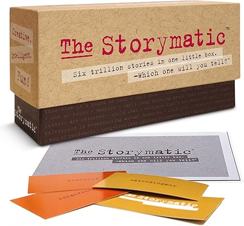 The Storymatic Clásico  Mensajes de escritura creativa y juegos de historias  Tarjetas de narrador  Herramienta para profesores