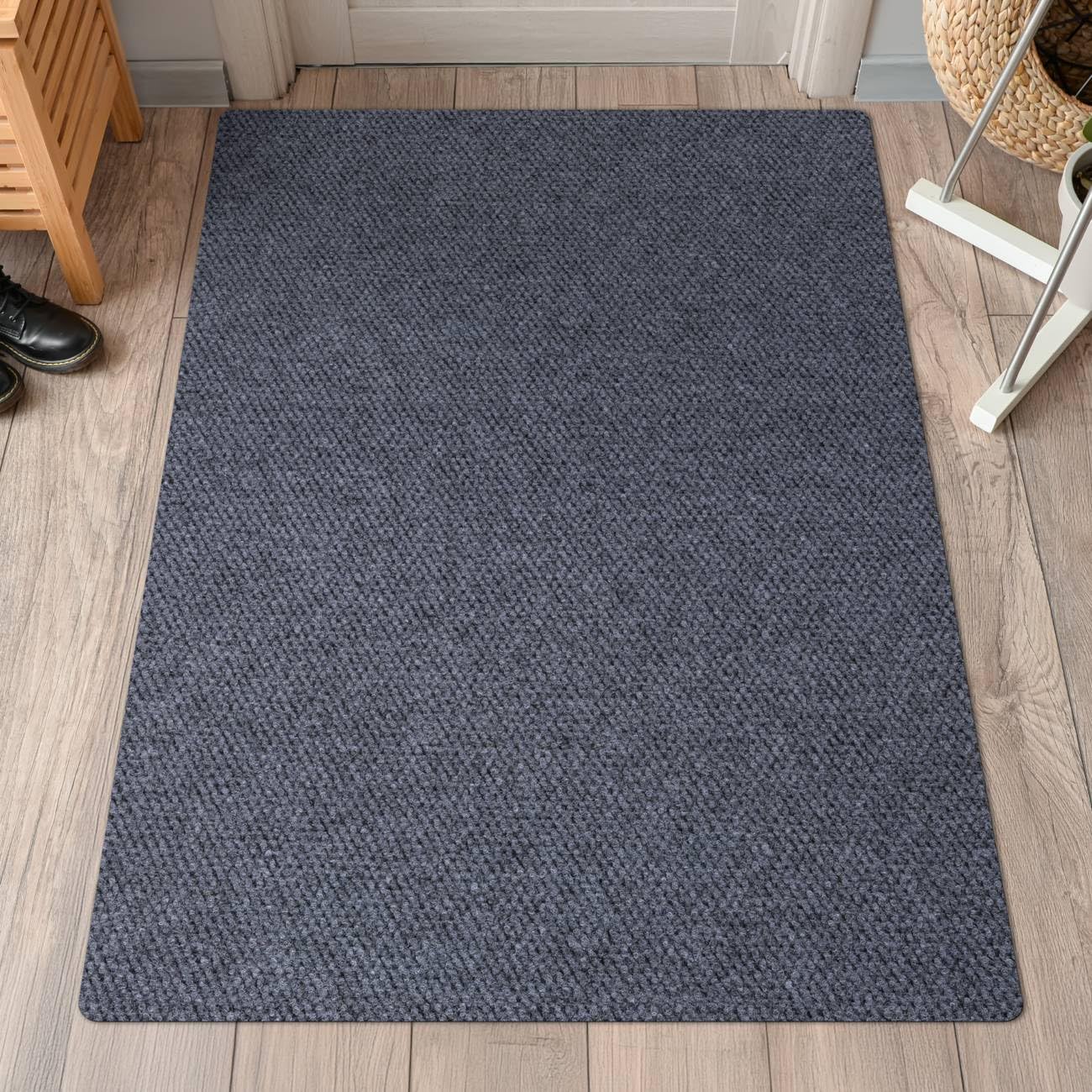 ANRO Appel Fußmatte Schmutzfangmatte rutschfest Grau 150x90 cm