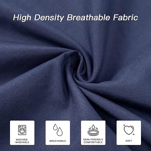 Vista 29 de DOWNCOOL Almohada grande de cuerpo completo, transpirable, para los que duermen de lado, suave, larga, para adultos, 20 x 54 pulgadas, color gris