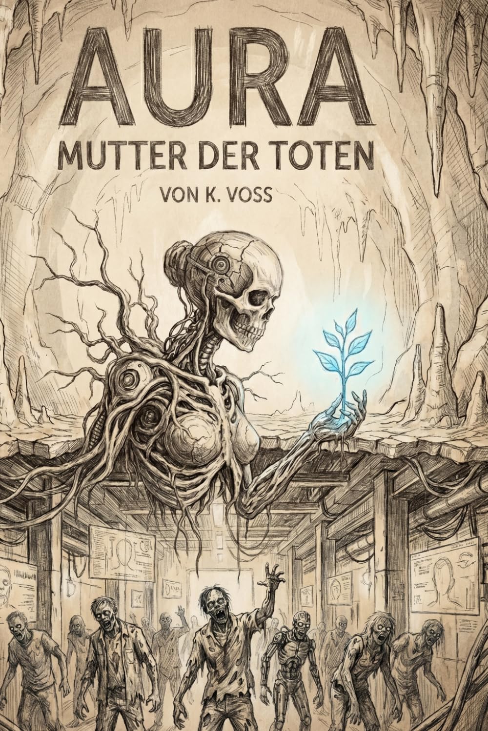 Aura - Mutter der Toten: Ein packender Sci-Fi-Dystopie Zombie Thriller, über das Überleben der Menschheit, die Kontrolle einer KI und das dunkle Geheimnis in einem Bunker