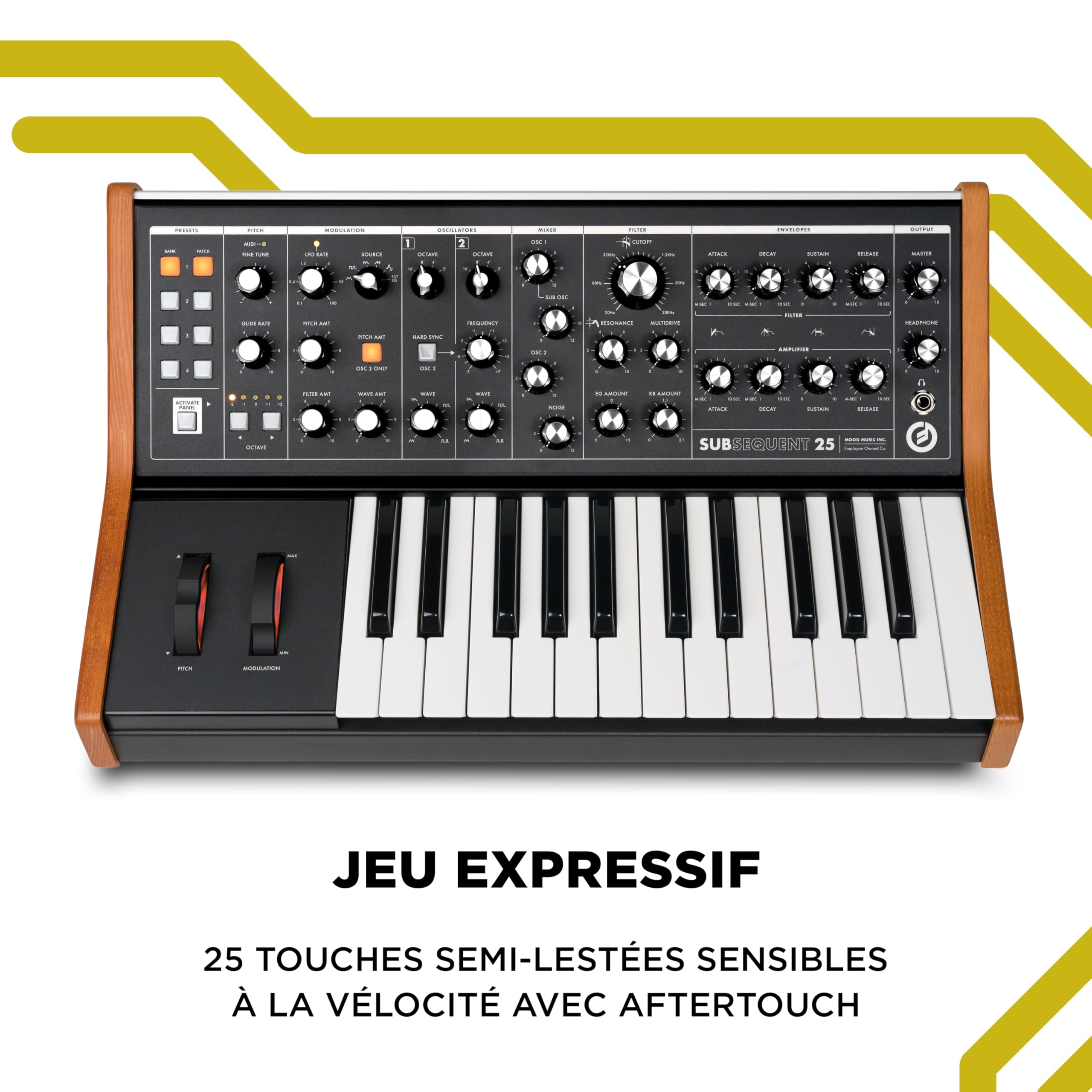 MOOG Subsequent 25 Paraphonic Analog Synthesizer and 25-Key MIDI