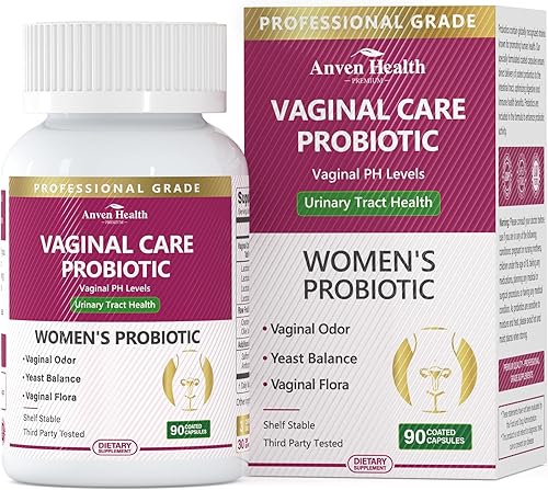 Probióticos vaginales para mujeres, equilibrio de pH con prebióticos, 60 mil millones de UFC para olor, levadura y digestión, arándano para el