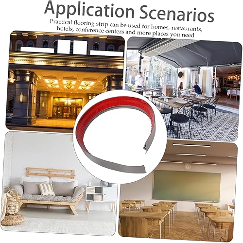 Miniatura 5 de DOITOOL Umbrales de decoración para puertas Tira de bordes de alfombra Tiras de transición para puertas Recorte de alfombra Tira de transición de