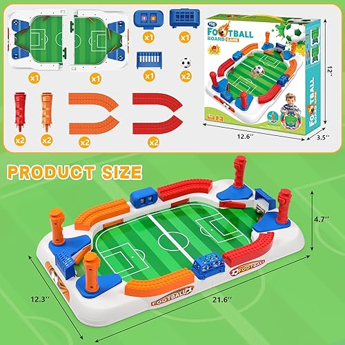 Miniatura 4 de Mini juego de mesa de futbolín para niños, juego de fútbol, regalos para niños, juguete de fútbol para deportes de interior, sala de juegos,