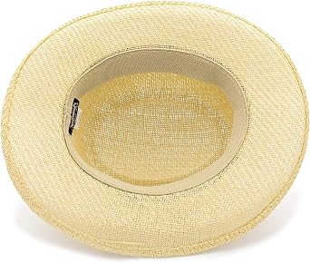 Panama Jack Mens Straw Safari Sun Hat