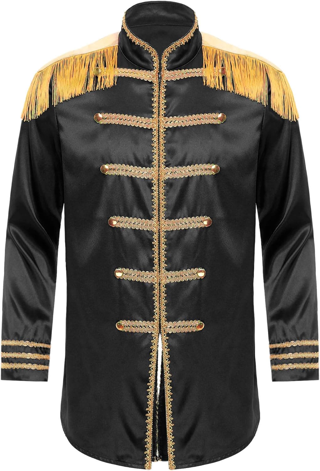 Mens Hippie Music Star 1960s Xmas SGT Sergeant Pepper Jacket Halloween Costumes - Image 3