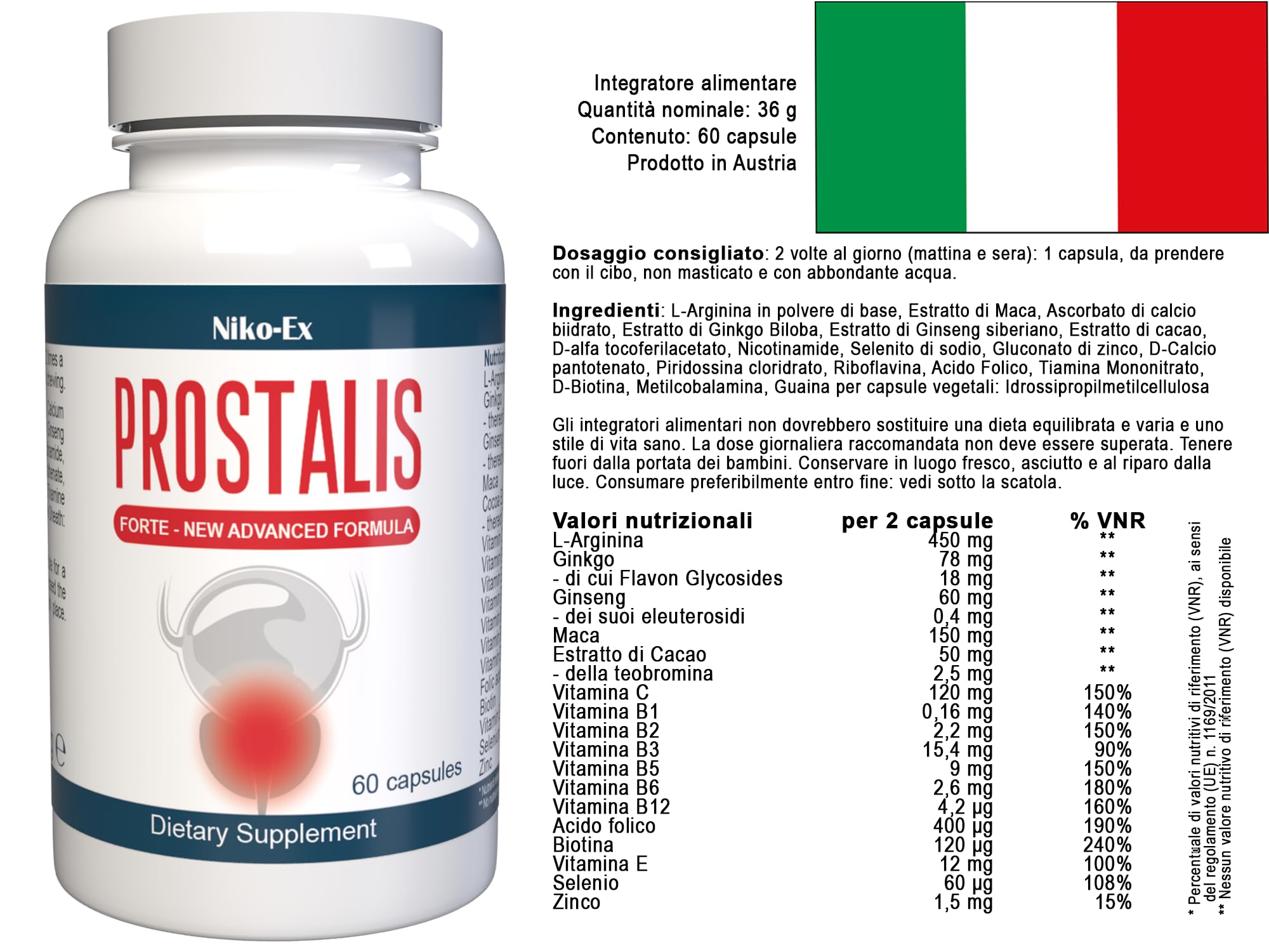 Prostalis - 120 Kapseln (2x 60 Kapseln), 2er Pack