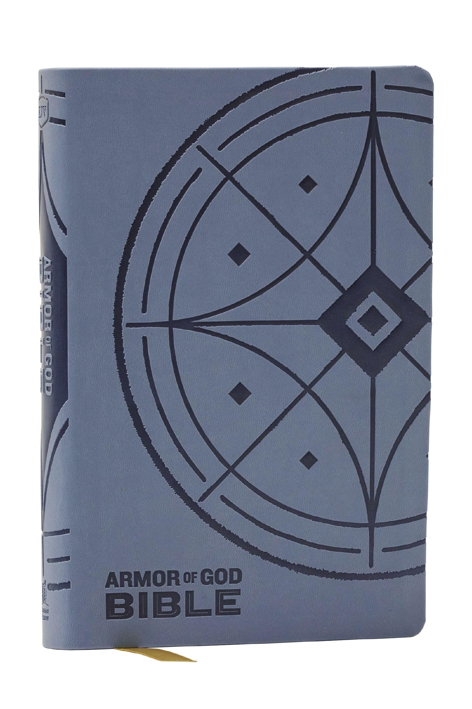 NKJV Armor of God Bible, Blue/Gray Leathersoft . Nelson**
