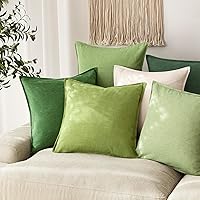 Vista 74 de Foindtower Paquete de 2 fundas de almohada decorativas de lino y liso, funda de cojín decorativa suave, estilo bohemio campestre para silla, sofá