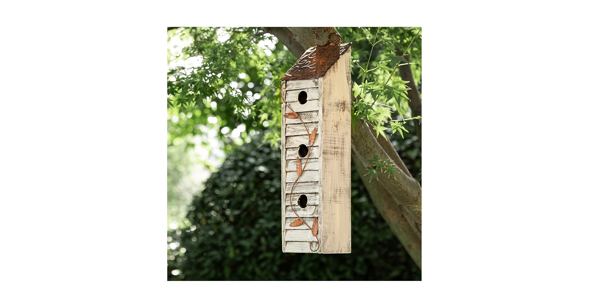 Amazon.com: Glitzhome JK90154 3-Tier Hanging Bird House