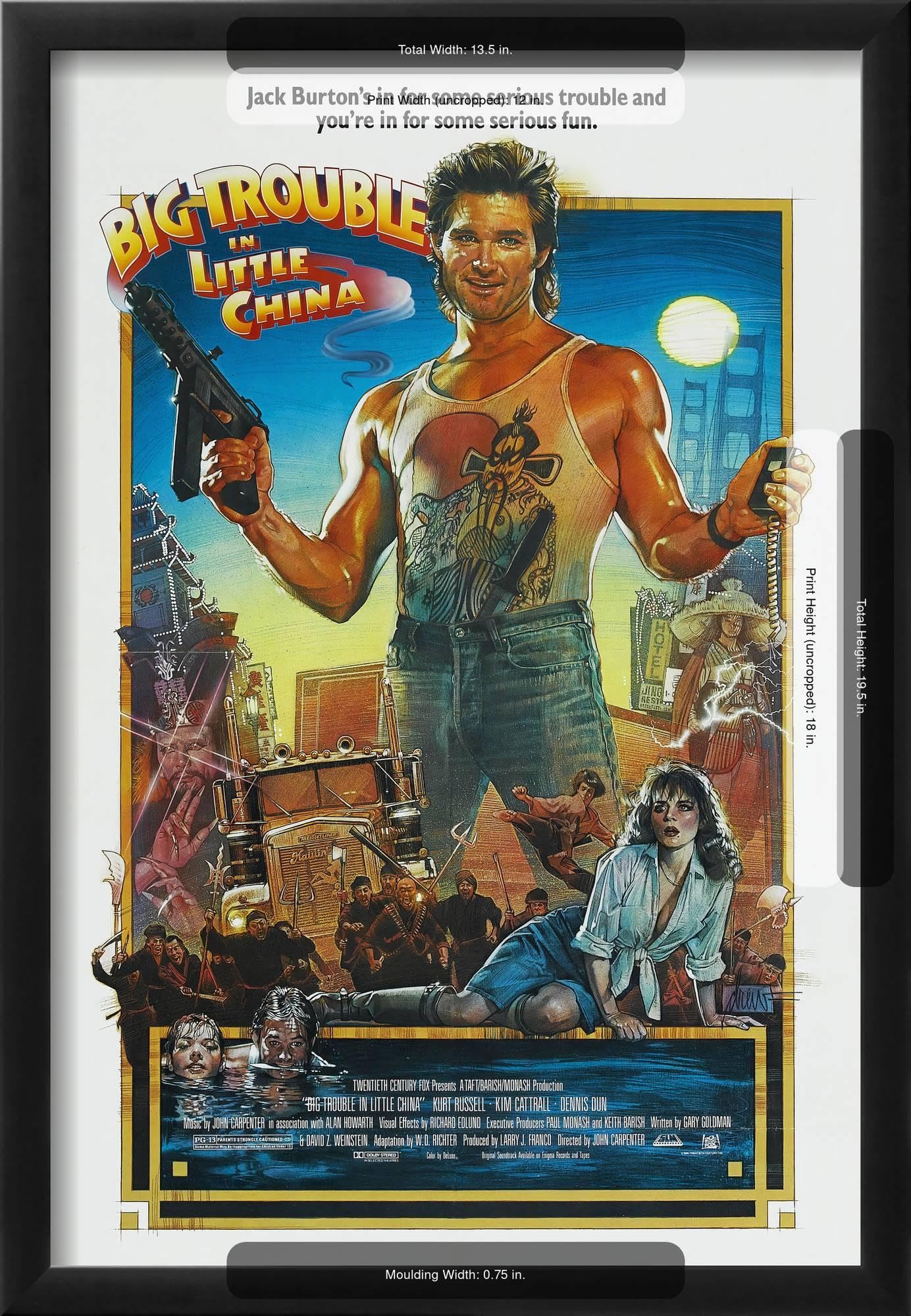 Amazon.com: AllPosters Wall Poster BIG TROUBLE IN LITTLE CHINA