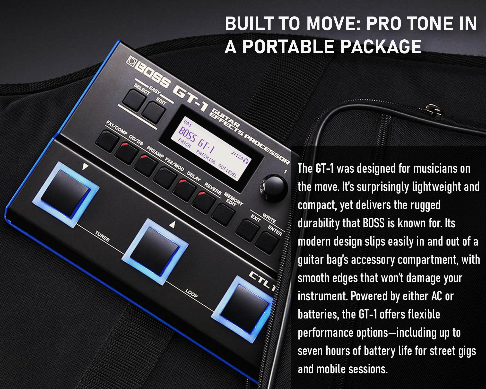 BOSS　GT-1 Boss GT-1 Multi Effects Processor - Get Loud Music