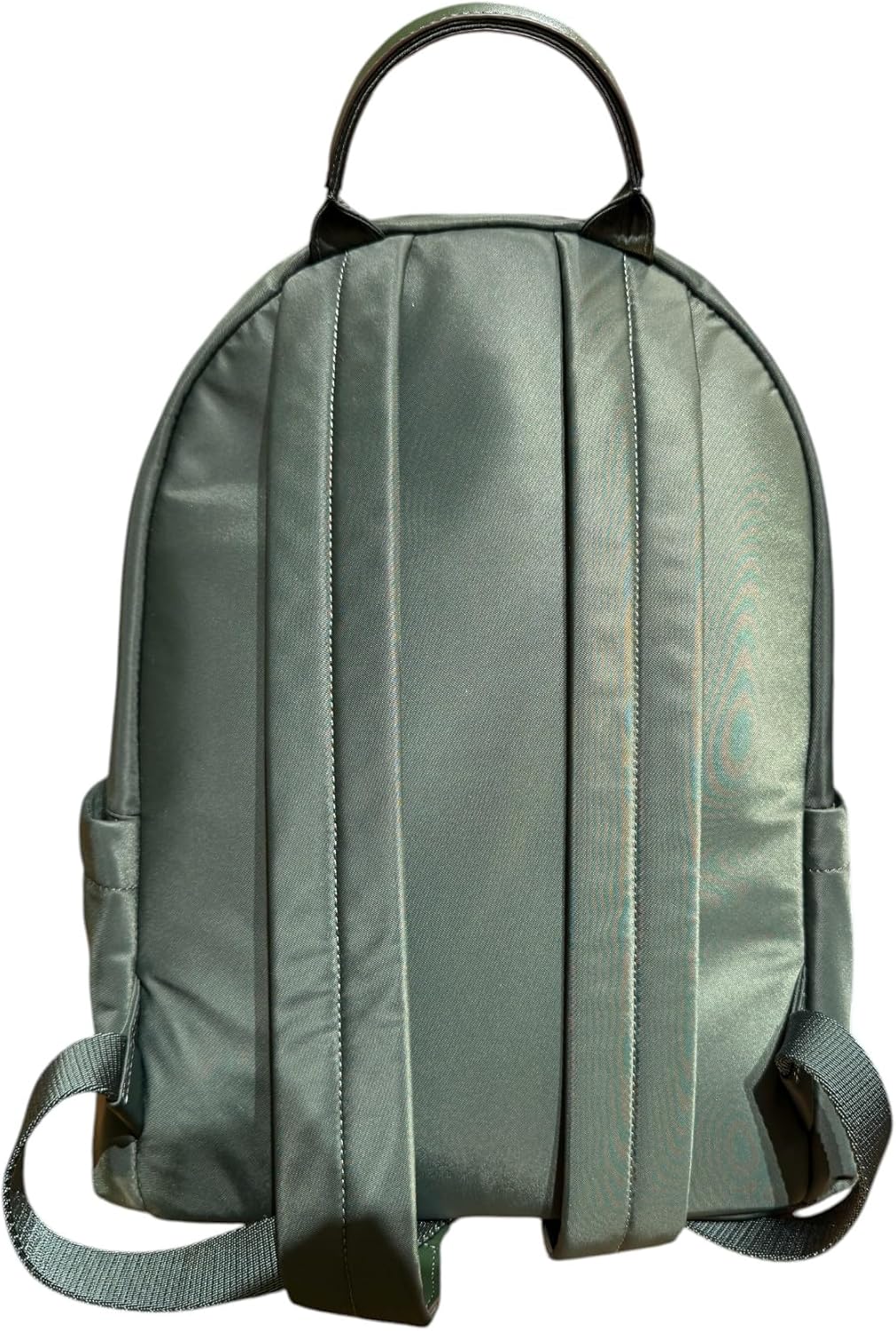 Tory Burch Women's Ella Nylon Backpack With Silver Tone Hardware (Basil) - Image 4