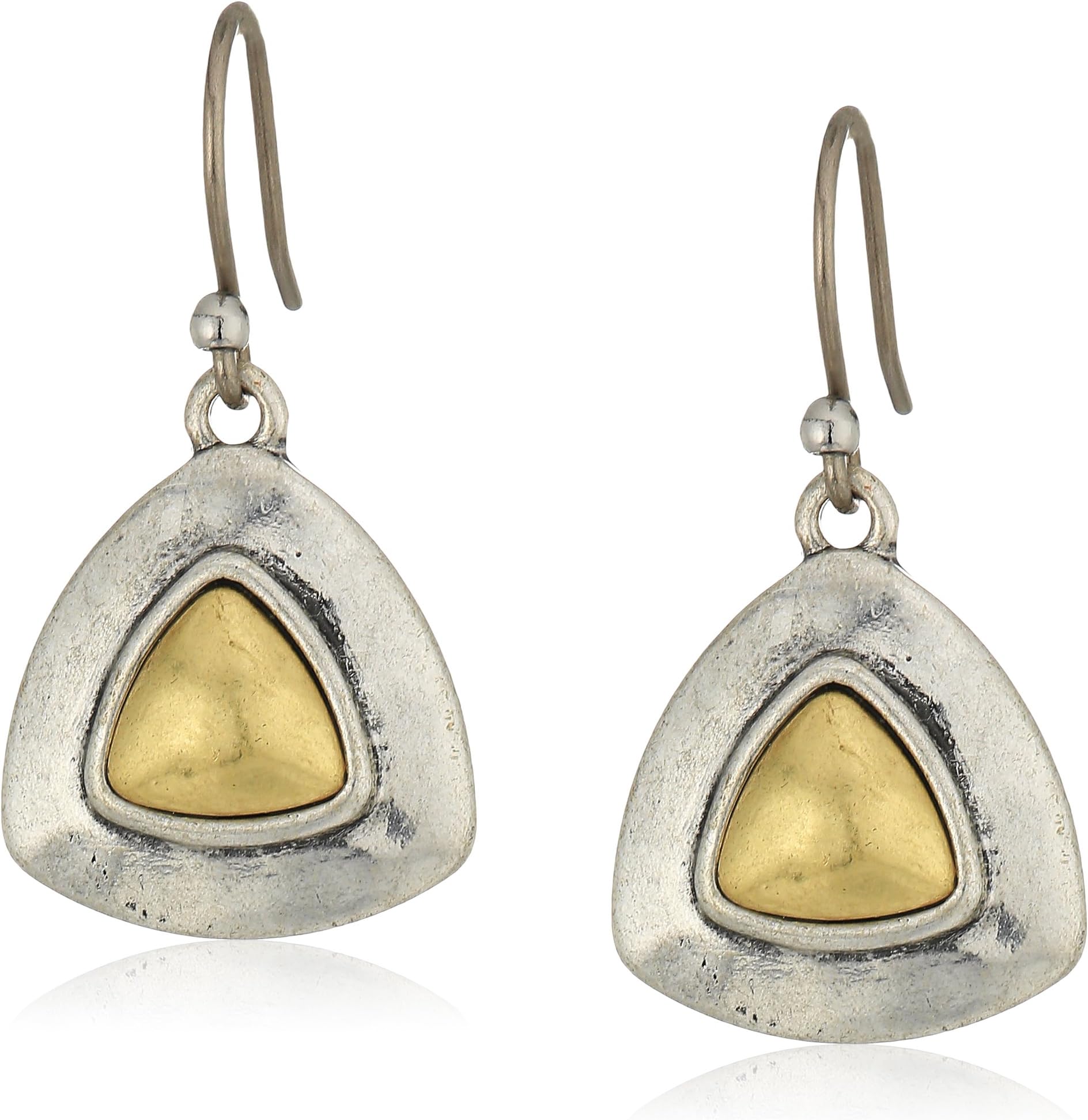 Lucky BrandTwo Tone Drop Earrings
