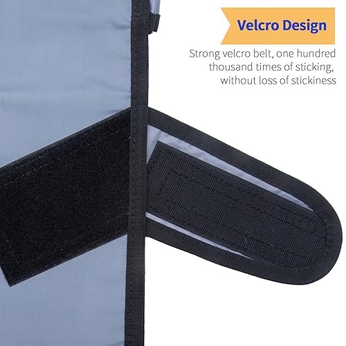 Miniatura 2 de faruijie Delantal de plomo con escudo tiroideo  Delantal de plomo de 0.5 mmPb para rayos X, chaleco de protección equivalente al plomo ligero para