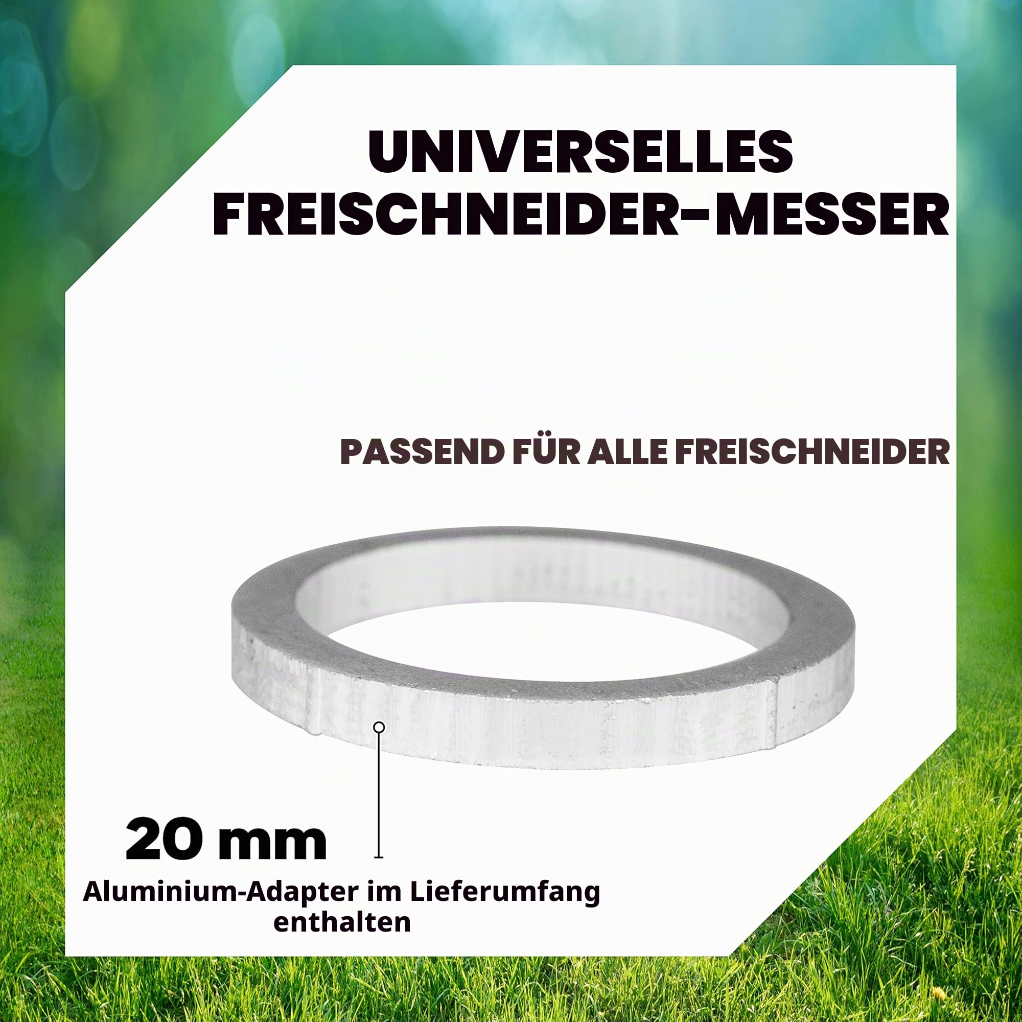 Oregon Universal 3-Zahn-Mulchmesser, 3,0 x 300 mm, Dickichtmesser für Gras und Vegetation, passend für alle Freischneider von Husqvarna, Echo und anderen Marken