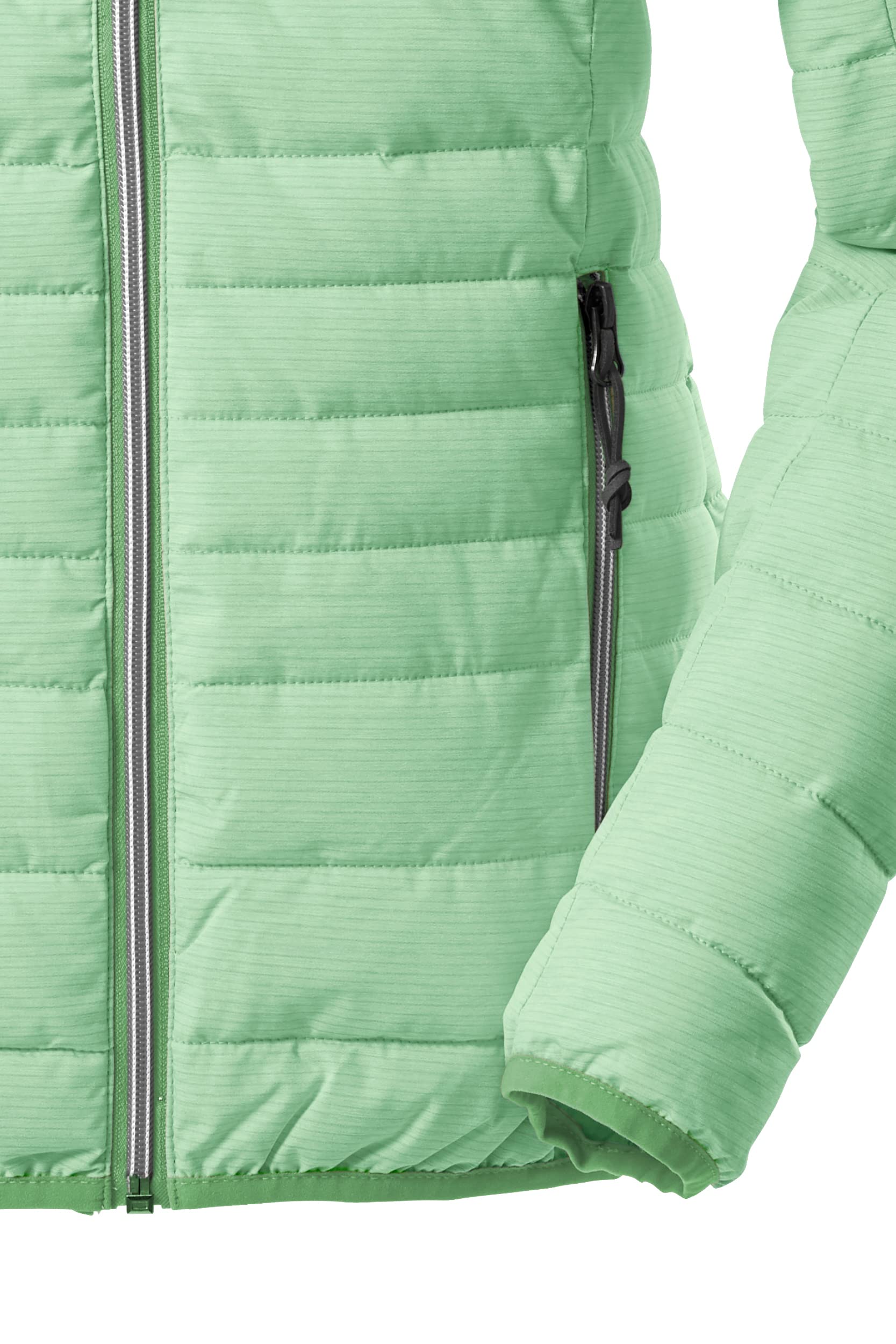 G.I.G.A. DX Damen Uyaka Stripe Lässige Funktionsjacke in Daunenoptik mit abzippbarer Kapuze