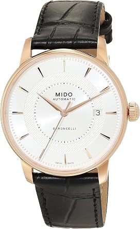 MIDO Baroncelli Signature - Swiss Automatic Watch for Men - Silver Dial - Case 39mm - M0374073603101